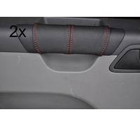 Cuciture Rosse Per VW T5 Transporter Caravelle Camper 2X Manico Pelle Cover
