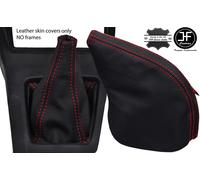 Cuciture Rosse Top Grana Pelle Gear Ghetta Del Freno a Mano Per Toyota Supra MK3