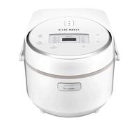 Cuckoo CR-0810F - Pentola per riso Micom 8 tazze, 9 opzioni di menu, antiaderente, colore: Bianco