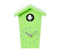 Cuco Clock Mini orologio a cucù 17 x 12,4 x 9cm Verde legno