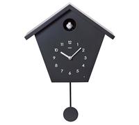 Cuco Clock Orologio a cucù con pendolo 25 x 28,5 x 12cm Bianco/nero