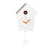 Cuco Clock Orologio cucù REIHENHAUS 28,3 x 22,8 x 10,4cm Bianco/arancione