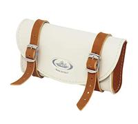 Cucuba® Borsello Porta Oggetti Borsa Monte Grappa Sottosella in Simil Cuoio 100% Made in Italy 0016 (Colore: Crema)