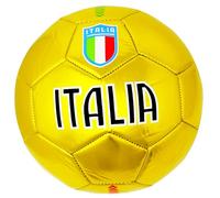 CUCUBA Pallone da Calcio da Allenamento o Partita Misura 5 Colore Oro Scudetto Italia