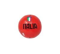 CUCUBA Pallone da Calcio Italia da Allenamento o Partita Colore Rosso Scudetto Tricolore Misura 5