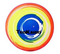 CUCUBA Pallone da Volley Beach Volley in Gomma Soft Leggero Modello Rainbow Brush da Allenamento o Partita