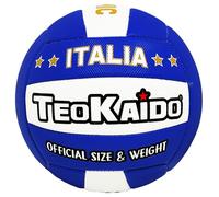 CUCUBA Pallone Da Volley Beach Volley Power Modello Dynamic con Scudetto Tricolore Italia (Bianco Rosso Verde) da Allenamento o Partita Diametro 21 cm
