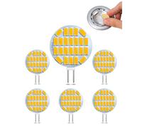 CucuGo Lampadina G4 LED 3W, 400LM Bianco Caldo 3000K G4 Lampadine, AC/DC 12-24V G4 Bi-Pin Base, Equivalente Alogena 30W, Non Dimmerabile, 6 Pezzi