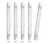 CucuGo R7S 118mm 500W Lampadine Alogena, 118mm Proiettore Lineare di Sicurezza 11000lm, Bianco Caldo Dimmerabile, J118 2800K Lampadina, Per Illuminazione del Paesaggio, Lavoro, Lampade da Terra