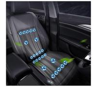 CUCUKAKA Cooling Car Seat con 24 Ventole, 3 Livelli Regolabili Coprisedili Auto Estivi, Coprisedile Auto Estivo per Viaggiatori, Conducenti Car,Black-12V