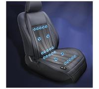 CUCUKAKA Coprisedile Ventilato con 24 Ventole, 3 Livelli Regolabili Coprisedili Auto Estivi, Coprisedili Auto per Taxi Driver e Guidatore Professionale,Black-24V