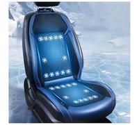 CUCUKAKA Coprisedile Ventilato Con 24 Ventole, 3 Livelli Regolabili Coprisedili, Cooling Car Seat per Taxi Driver e Guidatore Professionale,Blue-12V