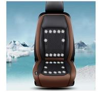 CUCUKAKA Coprisedile Ventilato per Auto con 24 Ventole, 3 Velocità, Funzionamento Silenzioso, Rinfrescante per SUV, Camion, Universale, Brown-12V