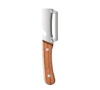 Cucumber affettatrice - 7,48 pollici Vegetable Fruit Cutter | Stainless Steel Peeling Tool - Affettatrice con manico ergonomico in legno per taglio preciso di Cucumbers Tomatoes Carrots & Pumpkins