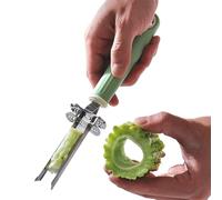 Cucumber Corer, Jalapeno Seed Tool, Manuale Veggie Pit Remover, Impugnatura ergonomica Grip Grip Handle, Rapid Seed Extraction Cooking Accessory, Culinary Prep Essentials, Portatile Large Size For