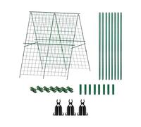 Cucumber Trellis - Folding Triangular Vegetable Frame, Outdoor Garden Trellis for Cucumber Vegetables Climbing Plants | Folding Frame for Backyard Patio Greenhouse Polytunnel Farm Courtyard