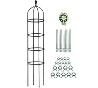 Cucumber Trellis, Tomatoes Trellis, Adjustable Metal Plant Support Frame, Climbing Plants, Gardening Accessories Grape, Pea, Bean, Cucumber Growth, 69inches Steel