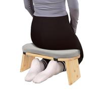 CuCummoo Sedia da meditazione pieghevole, con cuscino in schiuma di velluto, design ergonomico, inclinazione di 5°, sedile per meditazione, per yoga, preghiera, meditazione, portata 180 kg, colore