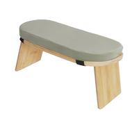 CuCummoo Sedia da meditazione pieghevole, con cuscino in schiuma di velluto, design ergonomico, inclinazione di 5°, sedile per meditazione, per yoga, preghiera, meditazione, portata 180 kg, colore