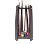 CuCummoo Supporto per stecca da biliardo, 8 fori, 35 mm, 60 cm