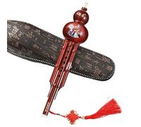 Cucurbit Flute Ethnic Instrument, Traditional Chinese Hulusi, Handmade Hulusi Instrument, Students Cucurbit Flute, Traditional Ethnic Flute Two Modes Wind Instrument For Enthusiasts Students
