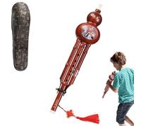 Cucurbit Flute Instrument, Ethnic Flute Instrument, Traditional Chinese Hulusi, Handmade Flute Instrument, Wind Ethnic Instrument, Two Modes Hulusi, Chinese Wind Instrument, Traditional Hulusi Flute,
