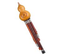 Cucurbita Flauto C Chiave Cinese Hulusi Tipo di Prestazione Professionale Flauto di Zucca di Sandalo Rosso per Principianti Strumento di Zucca