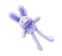 Cuddly Bunny Toys - Bunny Plush Toys | Rabbit | Giocattolo di peluche di coniglio tira interattivo con ciondolo e portachiavi | Pasqua Bunnny Piush Animal per borse e chiavi