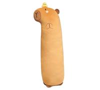 Cuddly Capybara - Giocattoli di peluche per cuscini per lunghi giocattoli morbidi | Capybara Forma Soft Ferming Children's Room, un abbraccio per viaggi, tramonto, decorazione