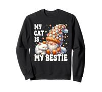 Cuddly Cat Grandpa Gnome For Cat Mom My Cat Is My Bestie Felpa