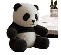 Cuddly Toy Panda -Panda -Stofftier | Plüsch-Pandabär | Bambola Morbida E Realistica Per Consolazione Emotiva, Stress, Abbraccio, Supporto, Psicologia Degli Studenti, Aula, Decorazione Della Camera Per