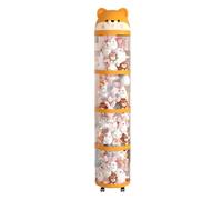 Cuddly Toy Storage - Plush Storage Per Giocattoli - Copertura Di Beanbag Per La Leadership Von Soft Toys For Children | Grande Contenitore Di Stoccaggio Con Rotoli E Tubo Trasparente, Organizzatore Di