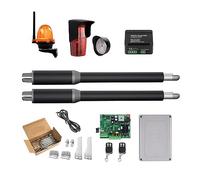 CUDTAPI Apriporta Automatico, Apriporta Attuatore lineare DC Ingranaggio a Vite Senza fine Automatico a Battente Tubo Elettrico, Luce, Pulsante, operatore gsm(Kit Q)