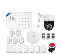 CUDTAPI di Allarme Intelligente con Accessori for La Casa Antifurto gsm unità Centrale Domestico App Sensori Movimento(Kit 3)