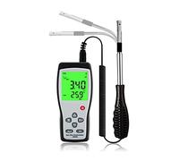 CUDTAPI Digitale Portatile ad Alta precisione Termo-anemometro Misuratore di velocità del Flusso d'Aria 0~9999 m3/min Vento con anemometro Caldo USB