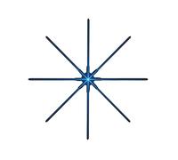 CUDTAPI Display a ventaglio con Ologramma 3D Videoproiettore di Animazione 3D Luce pubblicitaria Cartello a LED Trasmetti Video di Immagini(150cm)