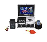 CUDTAPI Fish Finder subacqueo Monitor da 7 Pollici Kit Telecamera da Pesca con videoregistratore DVR 8GB IR Visione Notturna a Colori Pesca sul Ghiaccio(No DVR x 15M Cable)
