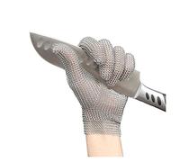 CUDTAPI Guanti Resistenti al Taglio Guanto Protettivo in Maglia di Acciaio Inossidabile in Resistente al Coltello antitaglio for Il Lavoro del Macellaio in Cucina