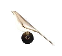 CUDTAPI Lampada da Parete a LED dal Design Moderno con Uccello Dorato, corridoio, corridoio, Scale, Soggiorno, Applique, Decorazione a Camera da Letto, apparecchi di Illuminazione(5500 7000k,1 Bird)