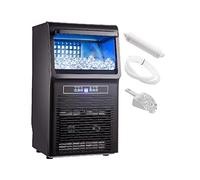 CUDTAPI Macchina for Il Ghiaccio Commerciale 30KG / 24H Generatore di Ghiaccio A Cubetti Incorporato Automatico da Appoggio 350W Dispositivo di Raffreddamento Elettrico Elettrodomestico