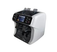 CUDTAPI Macchina per Il conteggio dei Contanti Contatore Moneta contatore Macchina 2 bancone Tasca con e Strato di Denaro for denominazione Mista for TZS/ARS/Pen/MXN Detector Bill Macchina Valore