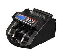CUDTAPI Macchina per Il conteggio dei Contanti LCD Visualizza Un contatore di Denaro Economico for valute Carta e polimeri con Uvmg Funzione BilliNote Conteggio del rilevatore della Macchina(Noir)