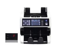 CUDTAPI Macchina per Il conteggio dei Contanti Money Counter Machine Screen Touch CIS Mix Value High Precision Detector 6-8 Billnotes Counting(with Display,US)