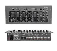 CUDTAPI Mixer Audio-Dio for Montaggio su Rack Mixer Stereo DJ Professionale A 5 Canali Console di Missaggio C3 Dj Performance sul Palco Professionale