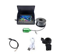 CUDTAPI Monitor Fish Finder da 4.3/5.0 Pollici Adatto for Telecamera da Pesca Schermo di visualizzazione visivo subacqueo Dispositivo for la Ricerca di Pesca con Visione Notturna oscura(5 inch Set)
