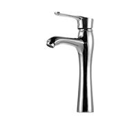 CUDTAPI Rubinetto del Bagno Rubinetto Caldo e Freddo for Bagno Moderno Commerciale Rubinetto for lavabo con Foro Singolo for lavabo in Rame Moderno
