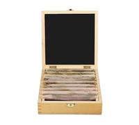 CUDTAPI Set di blocchetti di riscontro Lunghezza Totale 160mm Parallel Pad Gauge Block 18Pcs/9 Pair (10-42mm) CNC Milling Pads Set