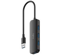 Cudy Hub USB A 3.0, splitter USB a 4 porte ultra sottile con trasferimento dati da 5 Gbps, prolunga USB per mouse, tastiera, unità flash, disco U, stampante, compatibile con laptop, PC desktop, PS5