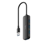 Cudy Hub USB A 3.0, splitter USB a 4 porte ultra sottile con trasferimento dati da 5 Gbps, prolunga USB per mouse, tastiera, unità flash, disco U, stampante, compatibile con laptop, PC desktop, PS5