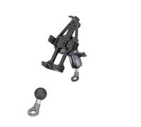 CUDVOLHTU Compatibile con il supporto for telefono da moto FANAUE, girevole a 360°, regolabile, in lega di alluminio, con clip for cellulare, for ATV/UTV, bici, moto(CPC-05T6(MB-01))